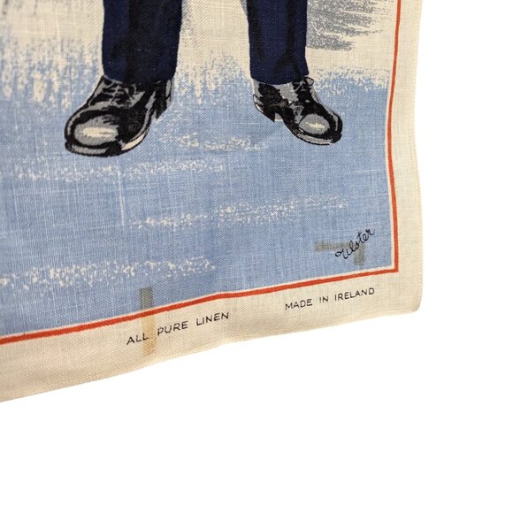 Vintage Pure Linen City of Westminster Made in Ireland London Policeman - Picture 3 of 3